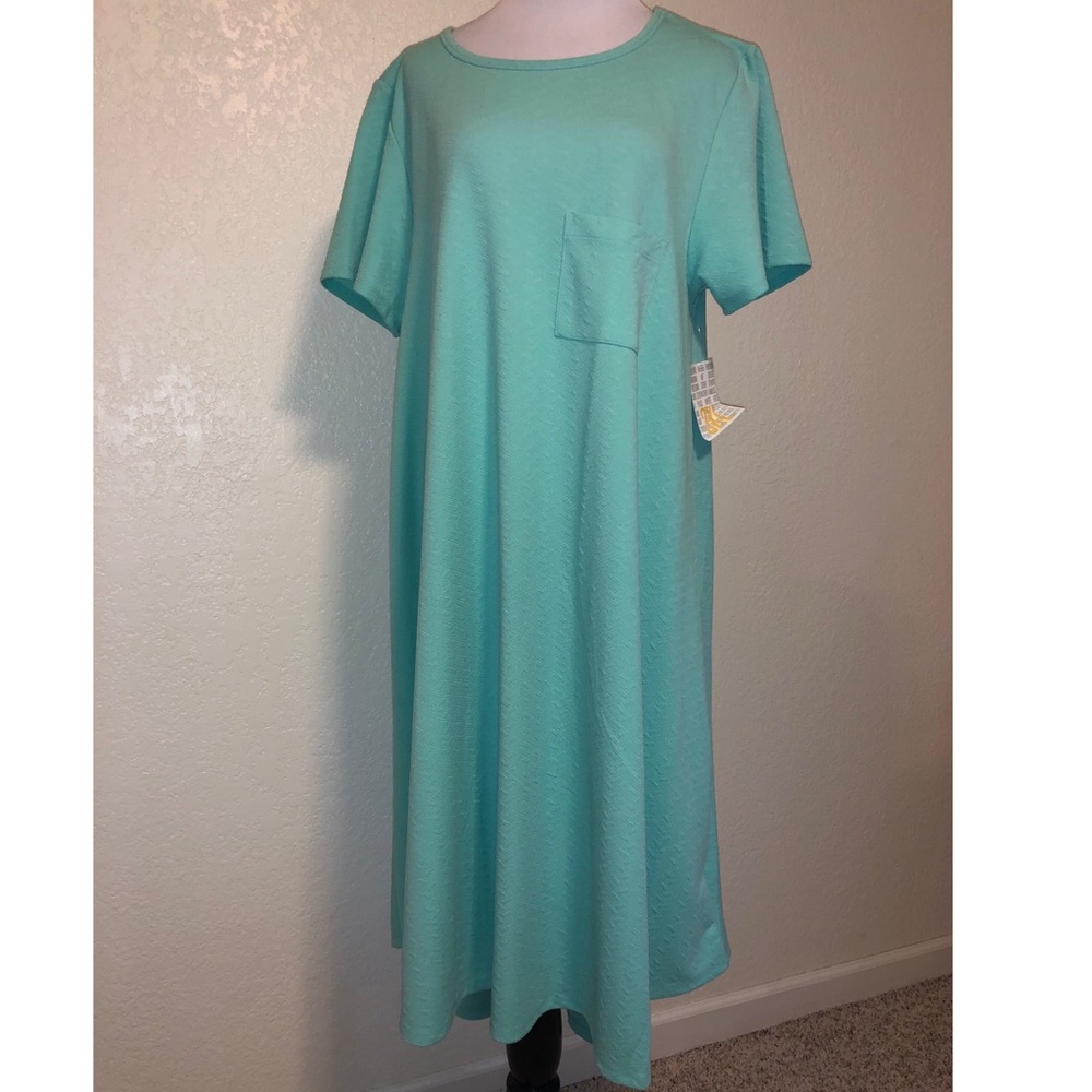 NWT lularoe Carly in mint/aqua 3x